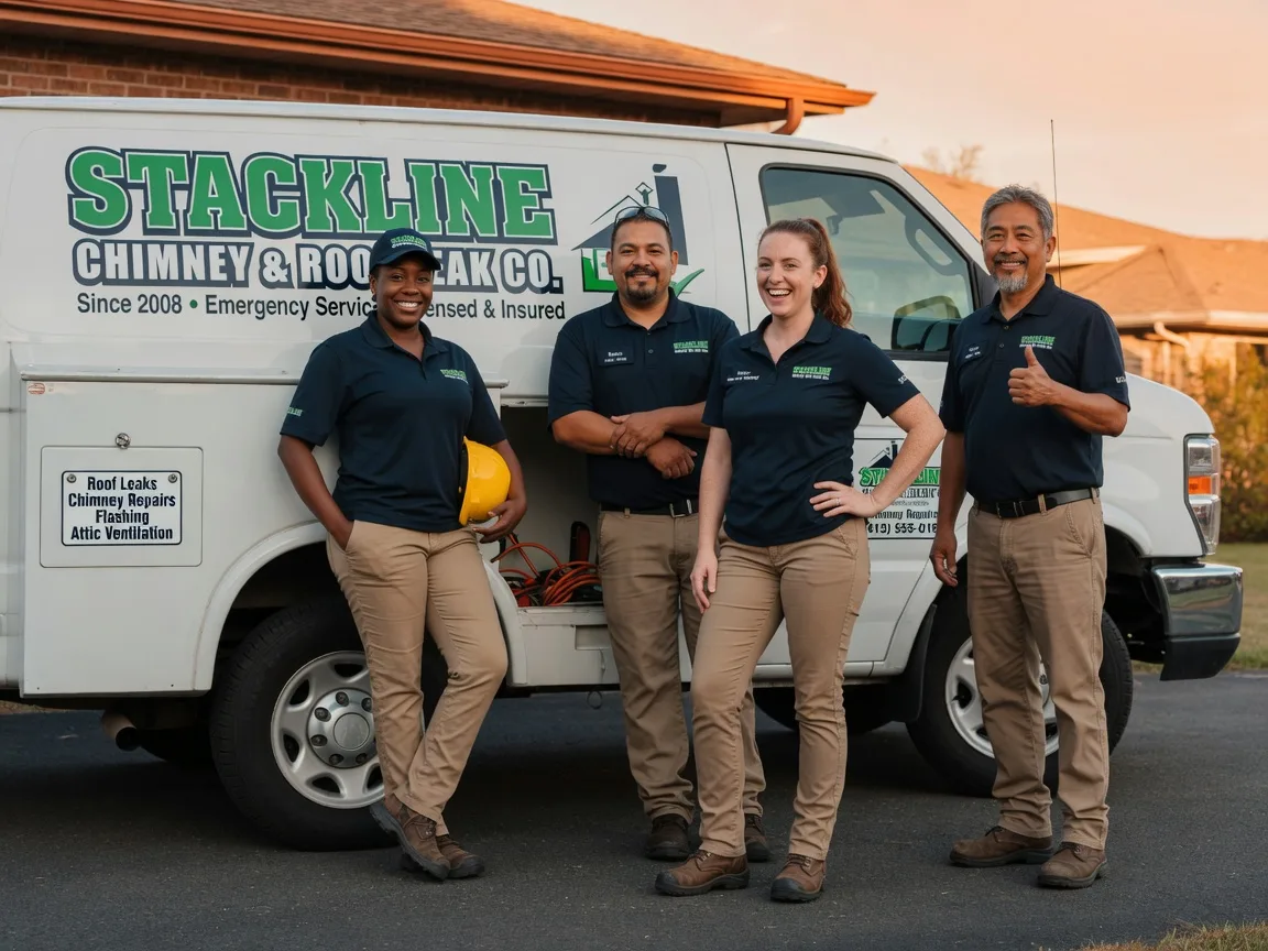 Chimney flashing repair company in Zwolle, LA